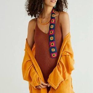 Free People Nola Sweater Romper Mesa
